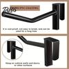 Heavy Duty Saddle Rack Portable Horse Rack, Hangs On Stall Walls or Doors, No Drill Metal Removable Holder, Hanger for Western English Storage