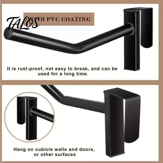 Heavy Duty Saddle Rack Portable Horse Rack, Hangs On Stall Walls or Doors, No Drill Metal Removable Holder, Hanger for Western English Storage