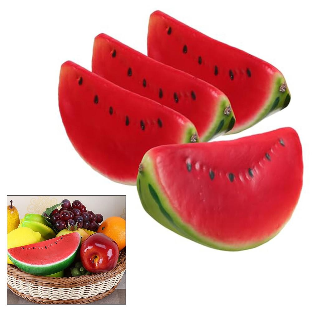 Fruchtscheiben Foto-Requisiten Simulierte Wassermelone Modell Foto-Requisiten