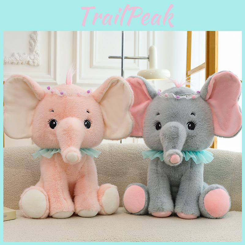 Plush Elephant Toy For Couples With Soft Pp Cotton Filling Gift For Kids And Teens