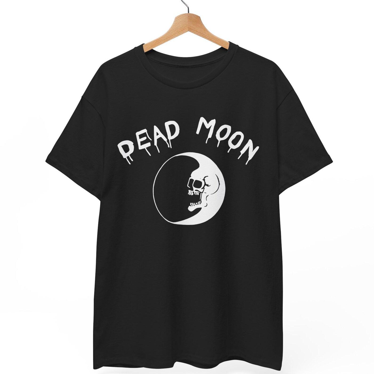 Dead Moon Shirt | Vintage Garage Punk Band Tee | Skull and Moon Graphic T-Shirt | Portland Underground Rock Top XL