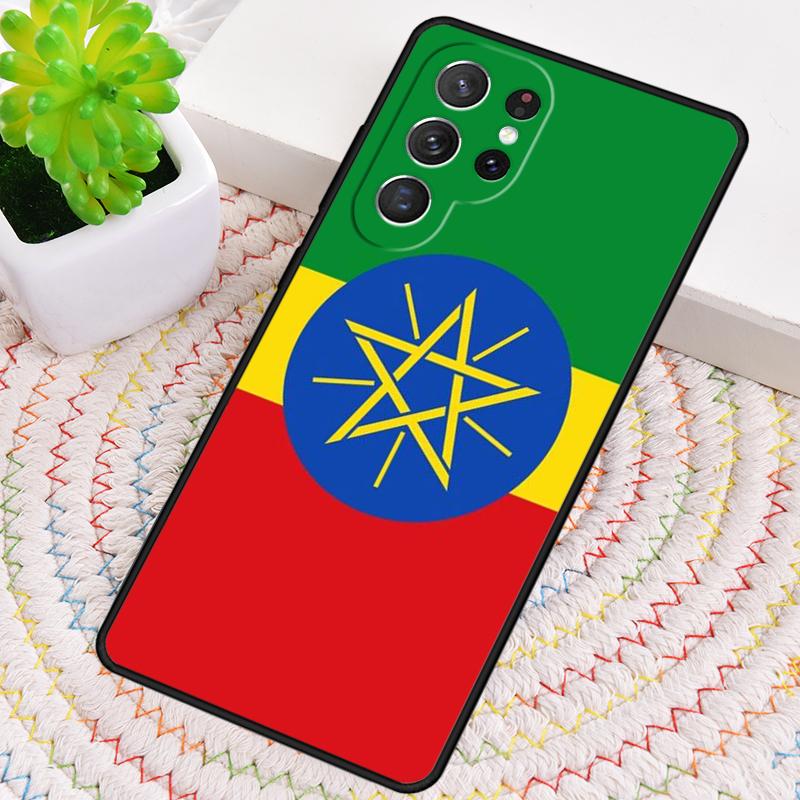 Ethiopia Flag Phone Case for Samsung Galaxy note 10 pro S26 Ultra S23 S24 FE S25 S21 S22 PLUS shockproof Cove