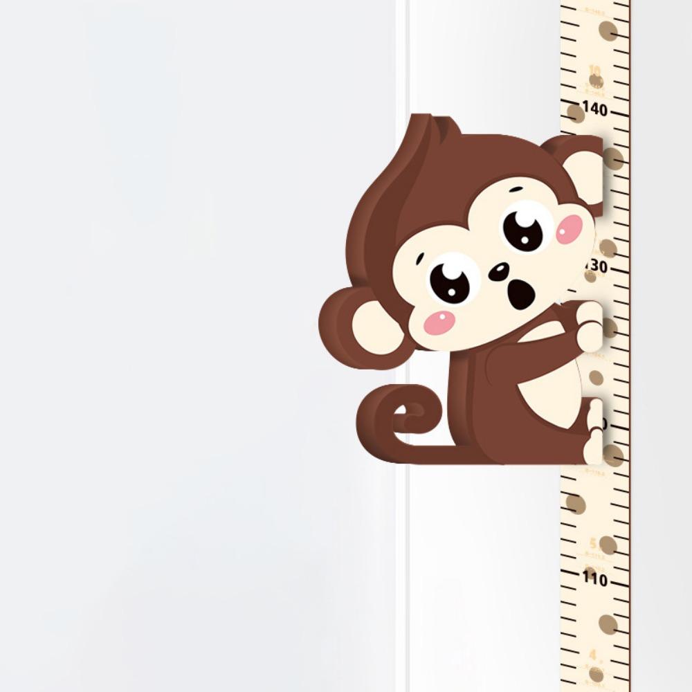 Removable Elephant Height Ruler Cute Wall Sticker Growth Chart  Bedroom