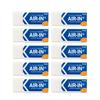 Plus Eraser Air-in Motto Anshin White 13g 10 Pieces ER-060AN 36-948 ÁE0