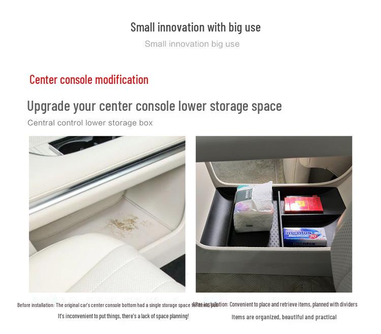 Wey Lanshan Center Console Storage Box - Car-Specific Modification Accessory