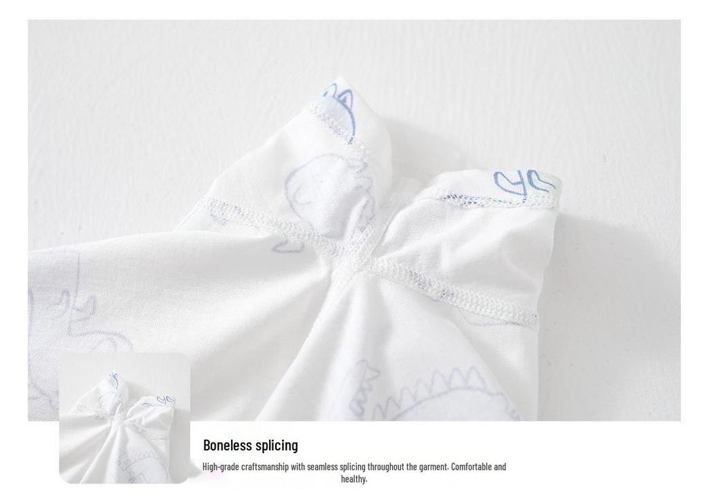 Unisex Newborn Short-Sleeve Bodysuit Pajamas