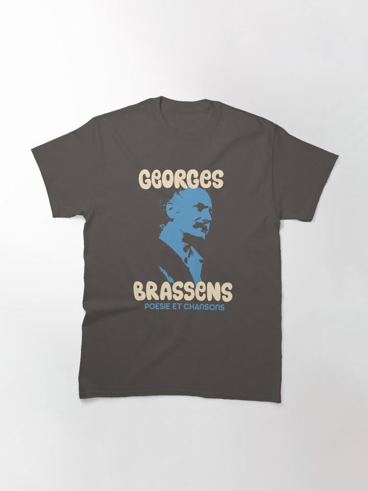 Georges Brassens Georges Brassens Tribute Design - Poetry et Chansons Classic T-Shirt