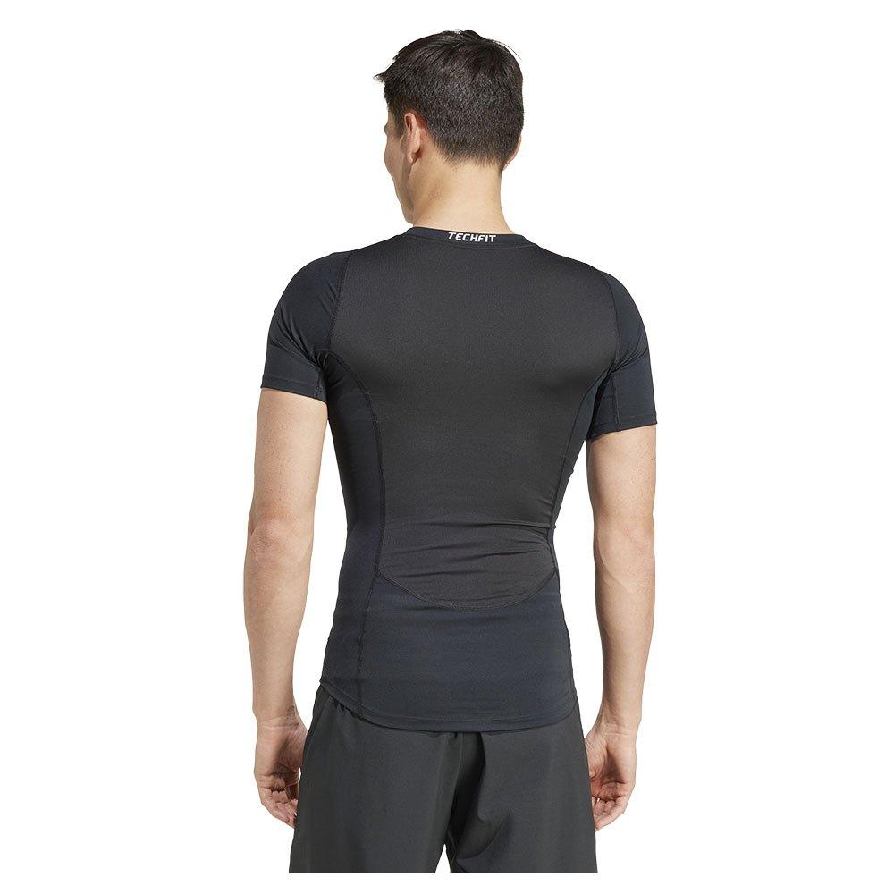 Adidas Techfit Short Sleeve T-shirt Low to Medium Compression Round Neck