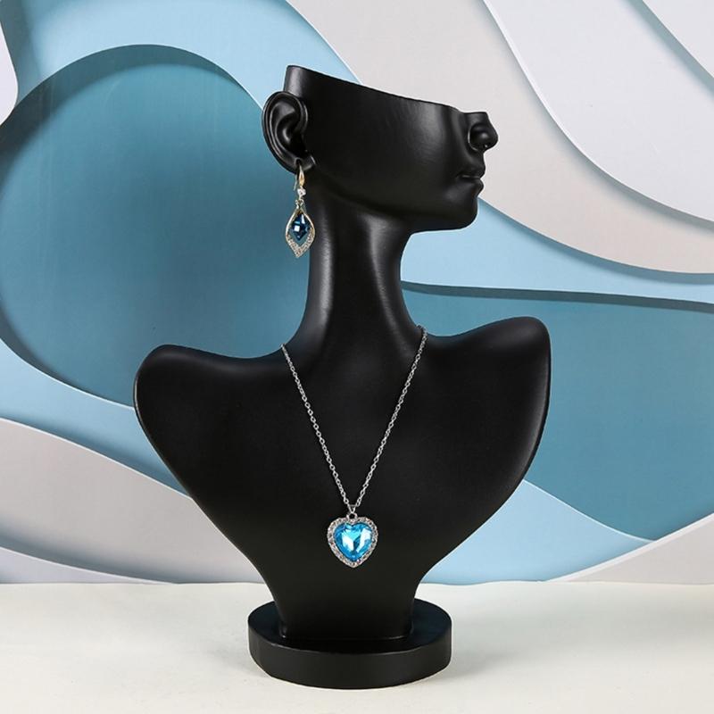 Mannequin Earring Stand Holder Organizer Resin Jewelry Display Stand for Boutique, Retail, Small Business, Trade Show