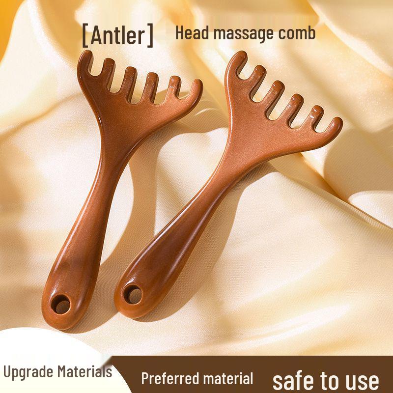 Antler Six-Claw Scalp and Body Massage Comb