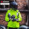 Saiyu Men's Windproof Motorcycle Raincoat & Pants Set - Waterproof, Reflective, All-Season Gear for Touring.