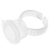 100pcs Tattoo Ink Ring Eyelash Extend Pigment Ink Holder Container Cup Cap  with Lid Tattoo Kit