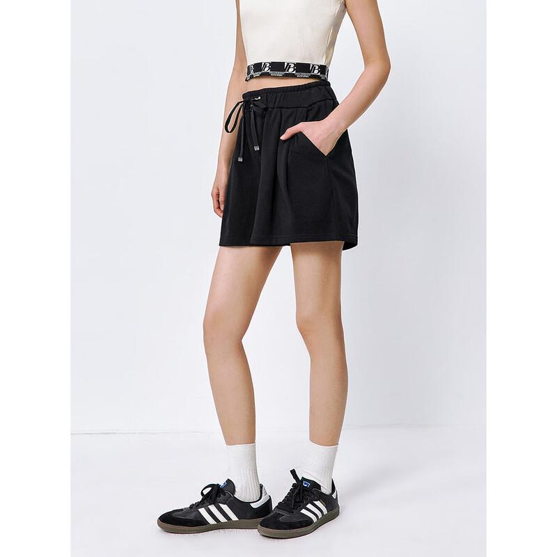 PEACEBIRD Women's High-Waist Casual Wide-Leg Shorts