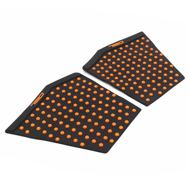 

DUKE790 Нескользящая боковая наклейка на бак, газовая наколенница, тяговая накладка на бак, боковая наклейка, наклейка для KTM DUKE 790 оранжевый