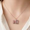 Flower Pendant Necklace Copper 17 Mm 1 Pc