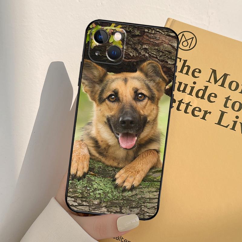 German Shepherd Dog Phone Case For iPhone 17 16 15 14 13 12 11 Pro Max Mini XR 16e 15 16 Plus 17 Air Full Cover