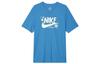 T Shirts Men's Blue Crew Neck Moderate Straight Fit DR7808-435