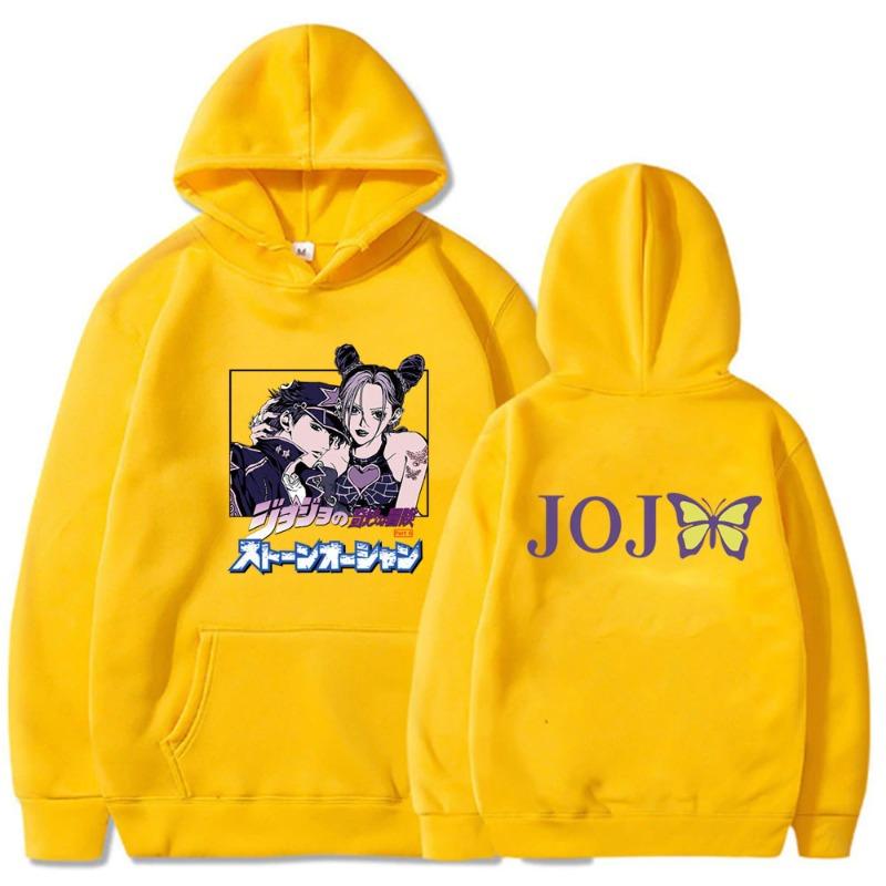 Bizarre Adventure Jojo Men's Hoodies Boys Harajuku Girls Pullover Fancy Music Gift Loose Comfortable Sweatshirt