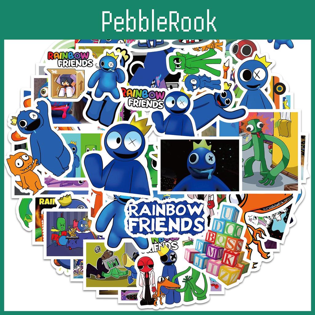 Drücke deine Persönlichkeit mit wasserfesten Roblox Rainbow Friends Stickern aus