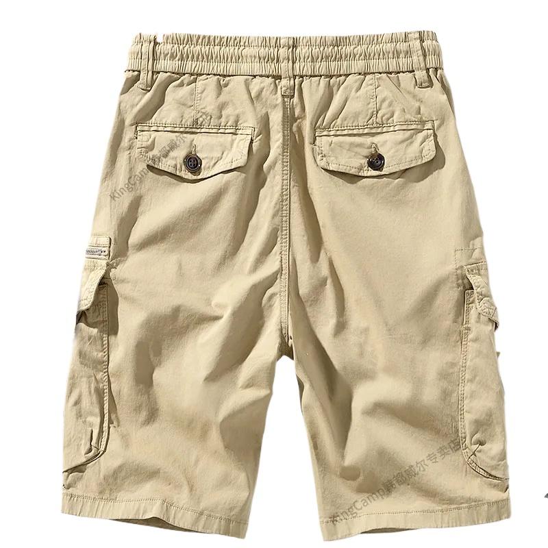 Outdoor Casual Shorts Men's Summer Cotton Tooling Five-point Pants Plus Size Sports Loose Pants