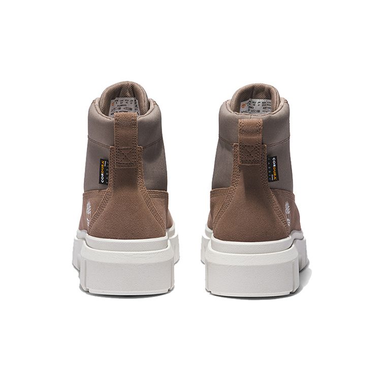 Timberland Durable Casual Waterproof Mid-Calf Outdoor Boots Men boots Gray Brown A2M43M