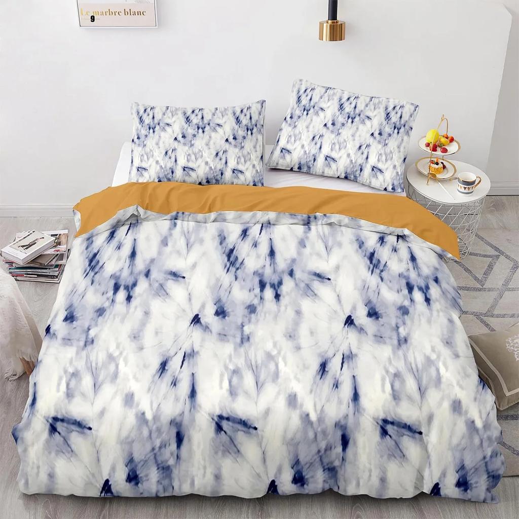 Tie Dye Duvet Cover Set Boho Psychedelic Bedding Set for Boys Girls Teens Bohemian Gypsy Full Comforter Cover Exotic Spiral