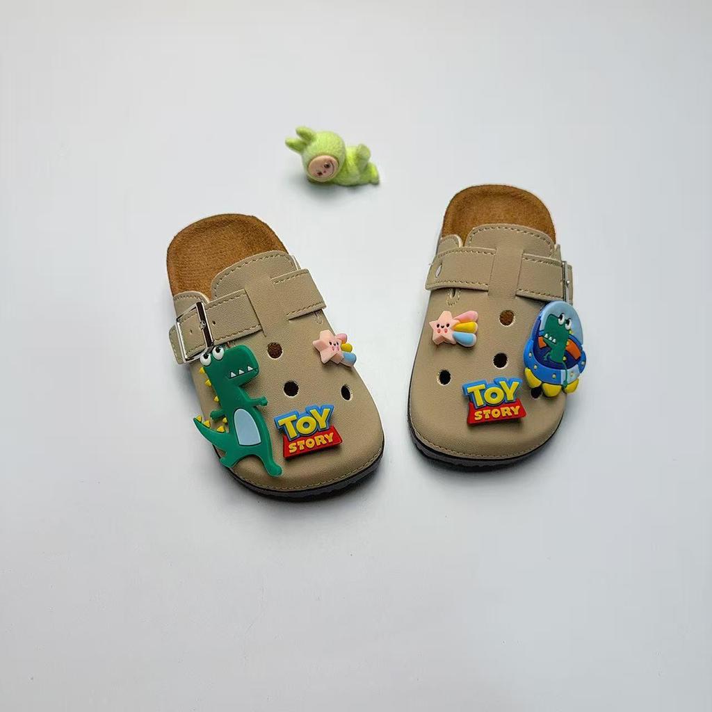 Kids' Cartoon Birkenstock Clogs: Non-slip, Durable, Retro Thick-sole, Outdoor Hole Slippers