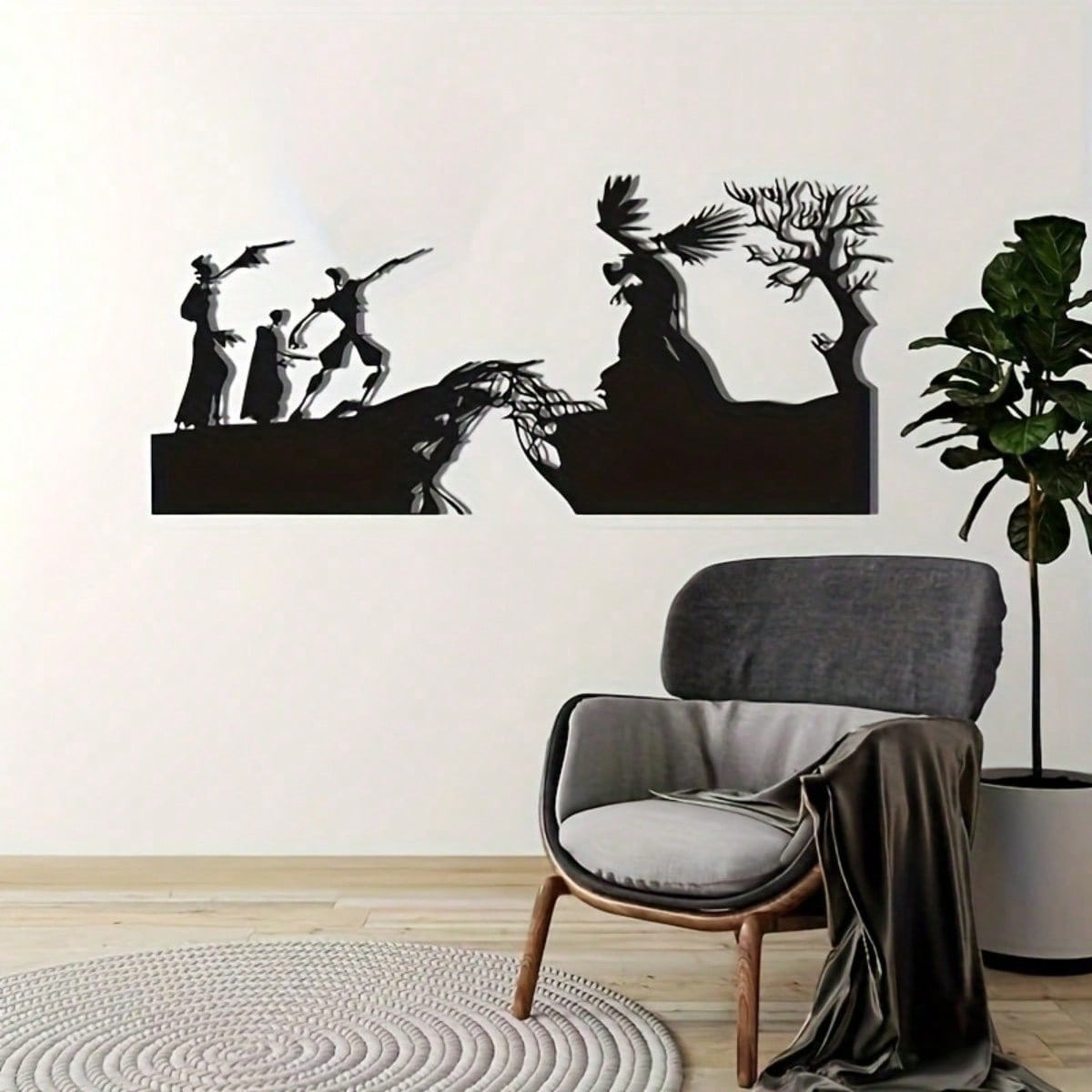 

Ручна робота Зварений метал Настінний декор