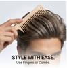 Men's Grey Gold Short Straight Synthetic Wig - Side-Part with Bangs, Breathable Adjustable Cap for Daily & Party Wear, Ready Stock