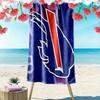BUF Bills Print Beach Towel, Large Soft Quick Dry Towel for Beach Camping Swimming