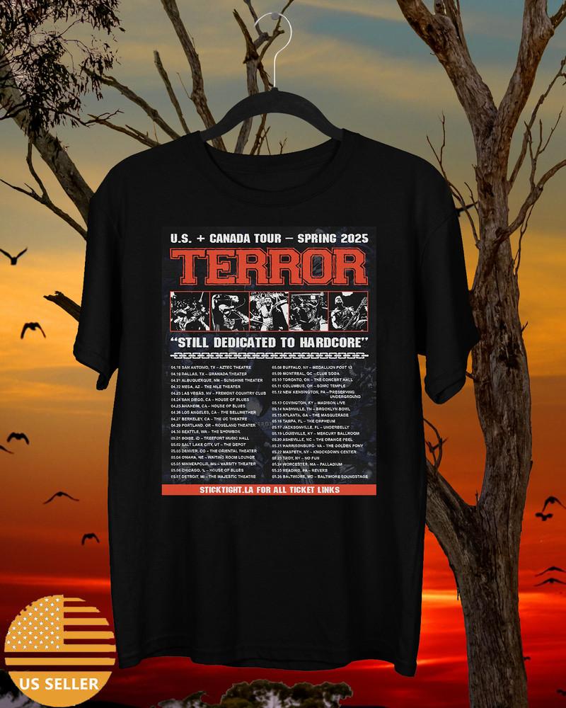 Terror Band Still Dedicated To Hardcore USA CANADA TOUR T Shirt Full Size S-5XL Unisex T-Shirt M