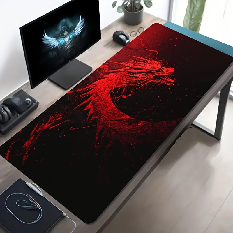 Large Desk Mouse Pad Professional Desk Mat Cloth Surface Natural Rubber Base for PC Laptop Keyboard Office Desk Setup Daily Comp