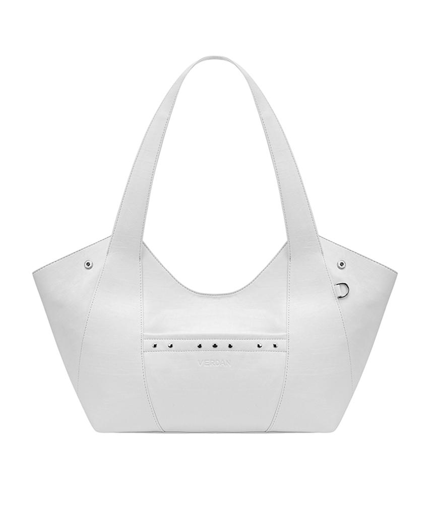 Verdan Aube Soft Shopper Bag_White