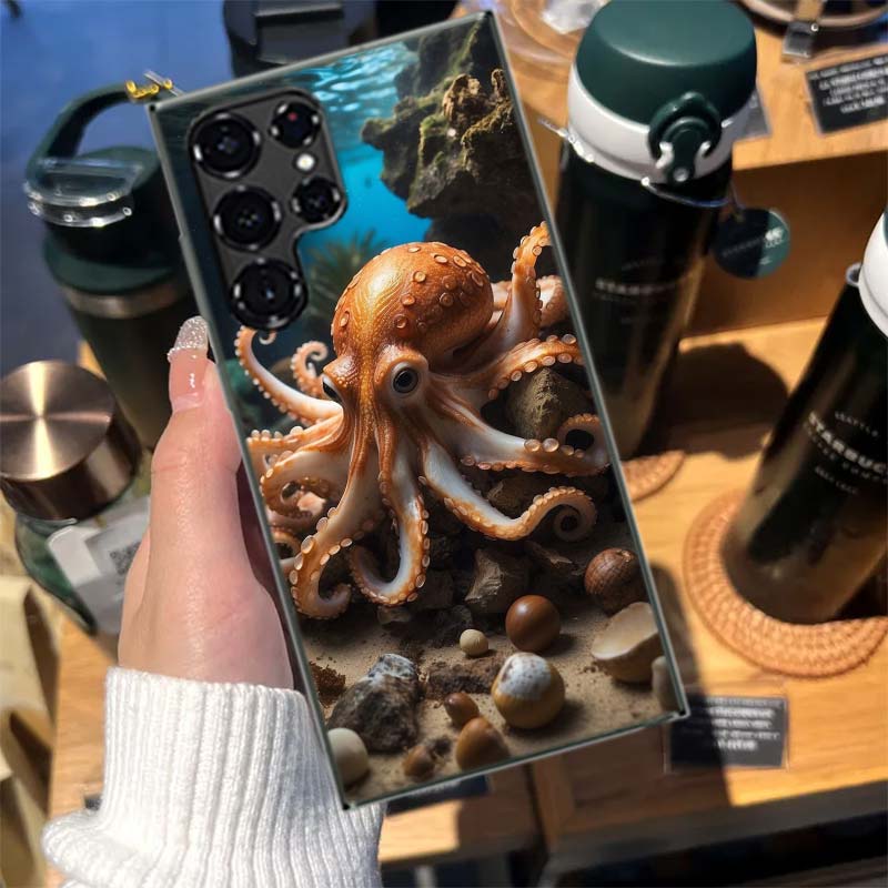 This is a Big Octopus Cases Phone Case for Samsung Galaxy S26 Ultra S25 Edge S24 S23 FE S21 Plus S20 S22 Cover TPU Capa Shell Sh