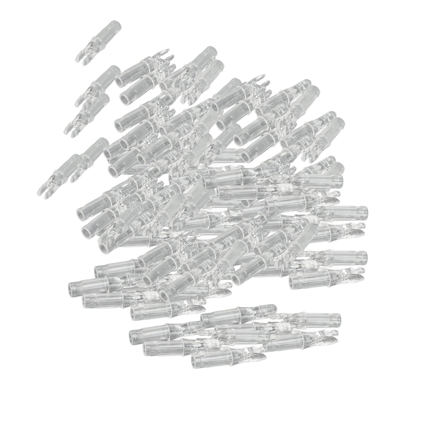 

100 шт. Наконечник для стрільби з лука. Міцна пластикова вставка. Наконечники для стріл. Легка заміна.