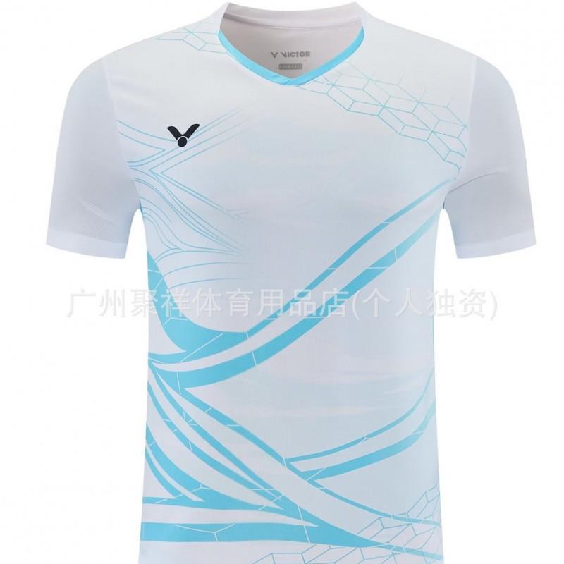 Quick-Dry Badminton Shirt Men Women Breathable Sport T-Shirt Athletic Wear Lightweight Training Top