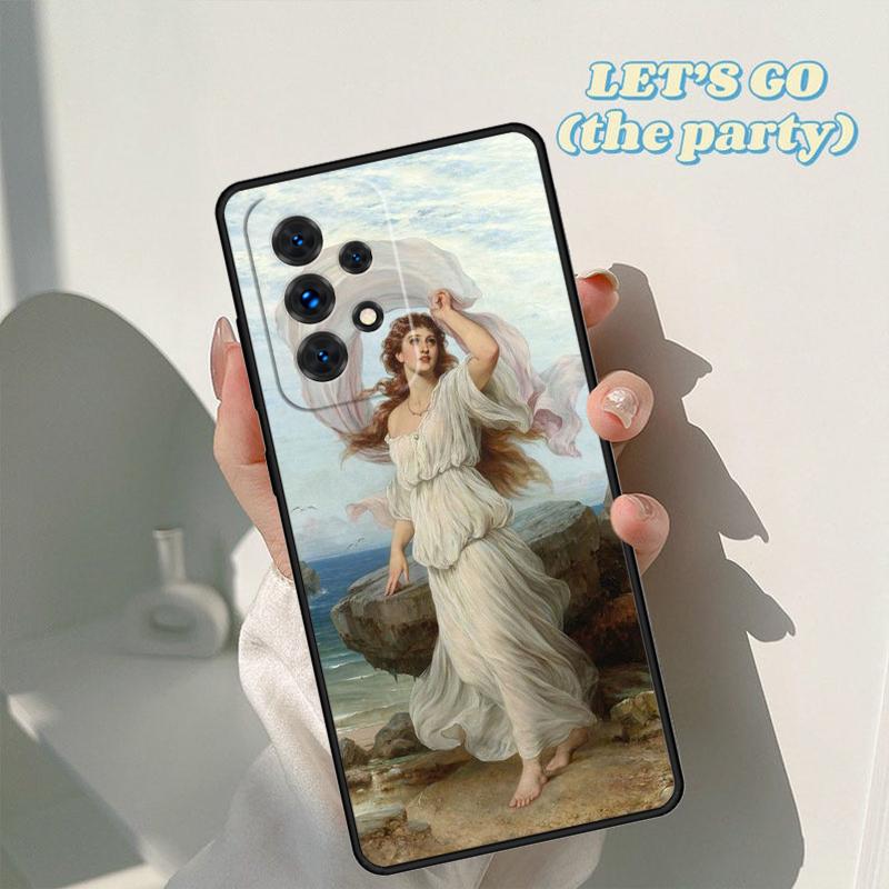 Sandro botticelli Renaissance art phone case For Samsung A42 A31 A40 A51 A71 A32 A80 A91 A52 A72 A20e A21S A50 A70 A11 A12 Cover
