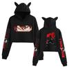 Fairy Tail Character Cat Ear Hoodie Sweatshirt for Women