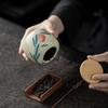 1PCS Chinese Style Ceramic Hand Painted Tea Jar Household Small Portable Sealed Moisture-proof Tea Storage Bottle 2025 New