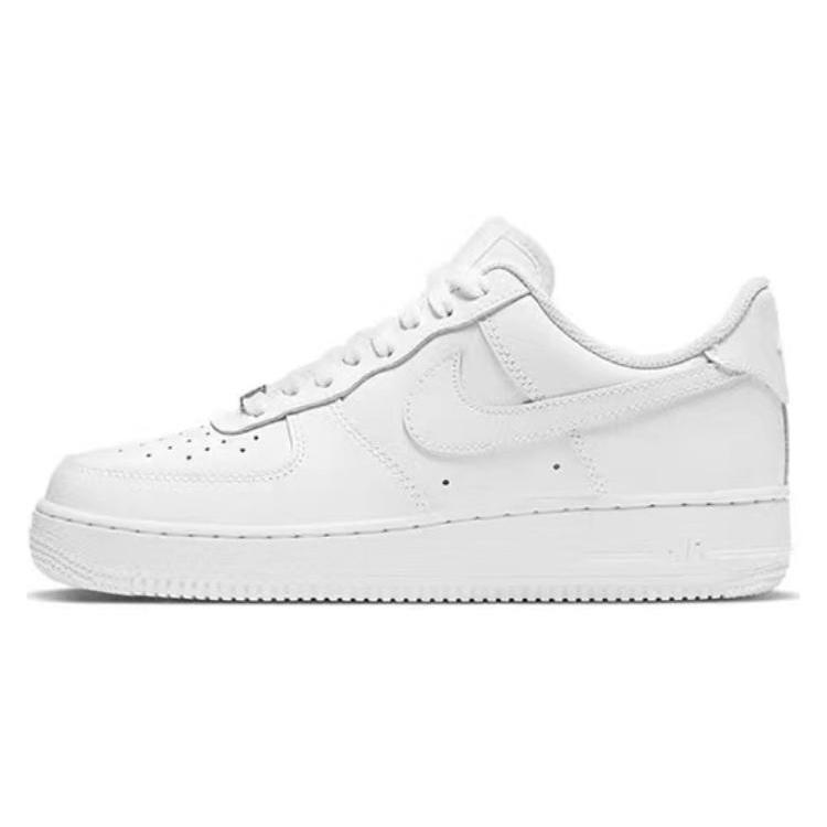 Nike Air Force 1 Low top Skateboard Shoes GS White Red DD8959-100(Team-AFS-BOX)