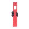 3 pcs Aluminum Alloy Precision Pocket Ruler Set Slide Stop / Sliding Stop Inch and Metric T-Type Scribing Ruler Metal Slide Rule