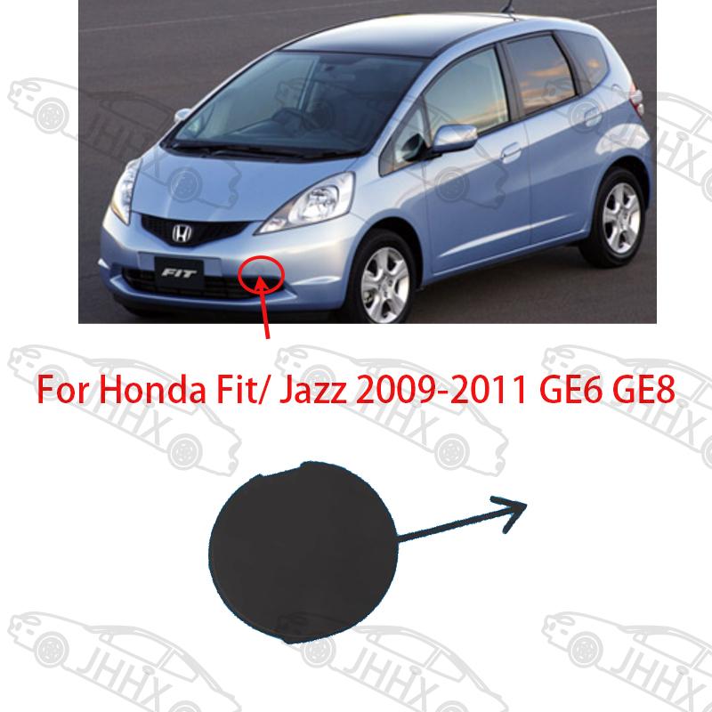 Für HONDA FIT JAZZ 2009- 2011 GE6 GE8 71104-TF0-000 Auto Frontstoßstange Abschlepphakenabdeckung Kompatibel mit Kleiner Deckel Abschleppöse