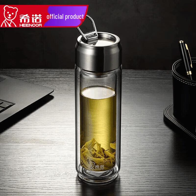 Heenoor Double-Layer Glass Tea Cup