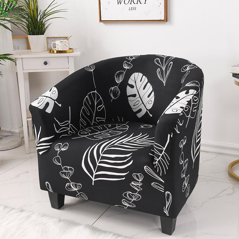 Nordic Floral Printed Single Sofa Chair Slipcovers Armchair Home Decoration Elastic Spandex For Living Room Sofa Cover