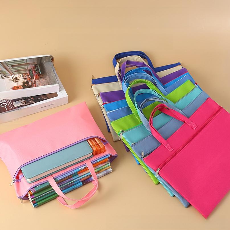 A4 waterproof large-capacity tutoring storage bag, handheld document bag, student,storage bag documents file