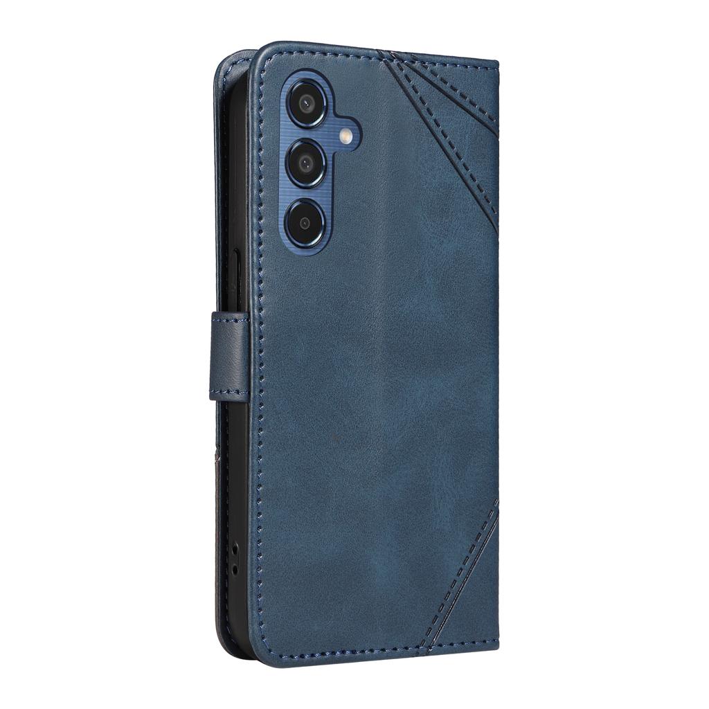 For Samsung Galaxy M35 5G Case Folding Stand Leather Geometric Wallet Phone Cover