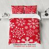 Christmas Bedding Set Soft Polyester Duvet Cover Set Quilt Cover With Pillowcase For Bedroom Decor Birthday Gift Christmas Gifts