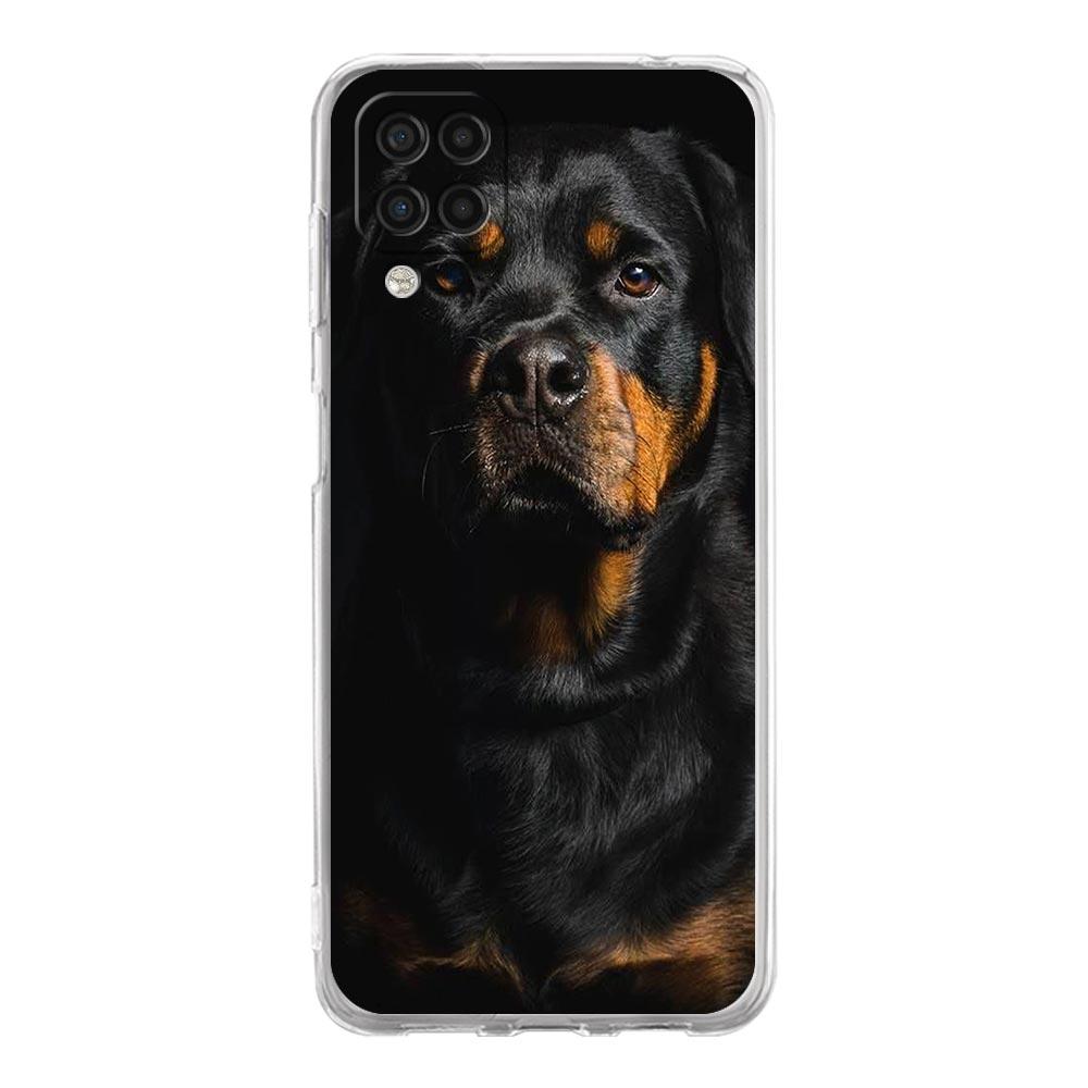 Clear Phone Case for Samsung Galaxy A13 A51 A71 A21S A12 A11 A31 A52 A41 A23 A53 A73 A32 5G A03S Silicone Cover Rottweiler Dog