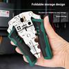 Wire Strippers with Electricity Measurement Function 11 in 1 Wire Stripping Pliers for Cutting Pulling Wires Scissors