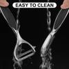 Vegetable Peeler Y and I-Shaped Peeler Set Potato Peelers Stainless Steel Fruit Peelers